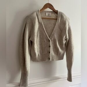 Wilfred Classic Button-Up Cardigan with Raglan Sleeves